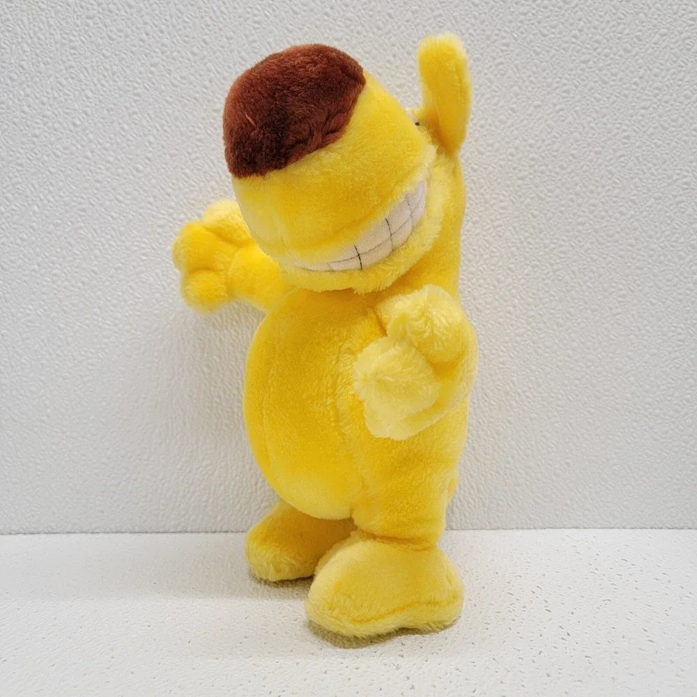 24K Mother Goose & Grimm Grimmy Yellow Dog Plush Stuffed Animal Cartoon 1989